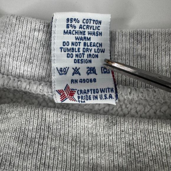 Vintage 80’s Volleyball Reverse Weave Sweatshirt Soffe Mens Size Medium USA - Picture 5 of 10